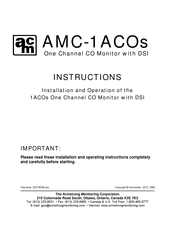 AMC 1ACOs Instructions Manual