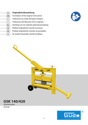 Gude 55381 Translation Of The Original Instructions