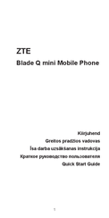 Zte Blade Q mini Quick Start Manual