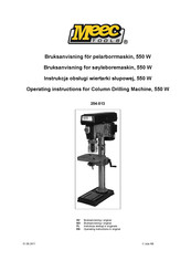 Meec Tools 254-013 Operating Instructions In Original
