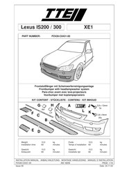 TTE XE1 Installation Manual