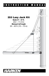 Harken 253 Lazy Jack Kit Instruction Manual