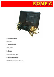 Rompa 20700 Manual