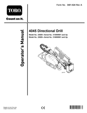 Toro 23825 Operator's Manual