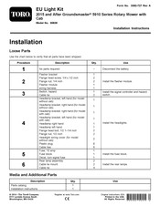 Toro 30639 Installation Instructions Manual