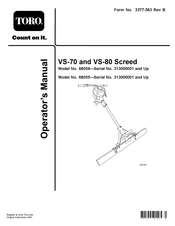 Toro VS-70 Operator's Manual