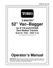 Toro Z MASTER 79402 Operator's Manual