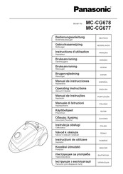Panasonic MC-CG678 Operating Instructions Manual