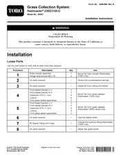 Toro 03227 Installation Instructions Manual