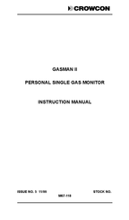 Crowcon Gasman II Instruction Manual