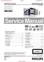 Philips MCD290 Service Manual