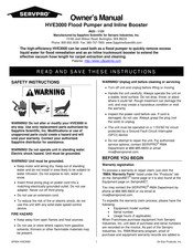 Servpro 633-115V Owner's Manual