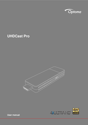 Optoma UHDCast Pro User Manual
