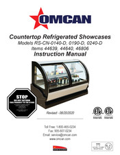 Omcan RS-CN-0140-D Instruction Manual
