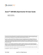 Logic PD Zoom AM1808 eXperimenter User Manual