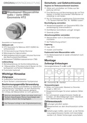 techem HT2 Installation Instructions Manual