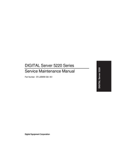 Digital Equipment 5220 Series Service Maintenance Manual