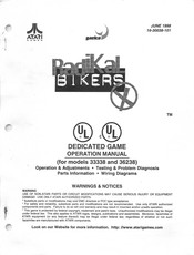 Atari RadiKal Bikers 33338 Operation Manual