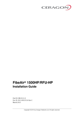 Ceragon FibeAir 1500RFU-HP Installation Manual