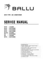 Ballu KFR-25GWE Service Manual