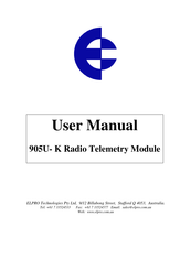 ELPRO 905U-K User Manual
