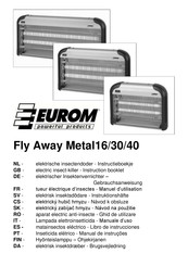 EUROM Fly Away Metal 30 Instruction Booklet