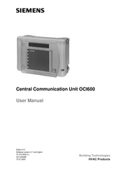 Siemens OCI600 User Manual