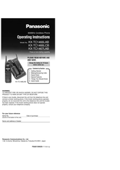 Panasonic KX-TC1466LAB Operating Instructions Manual