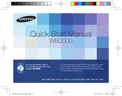Samsung WB2000 Quick Start Manual