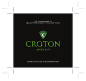 Croton Miyota OS Owner's Manual And Warranty Information
