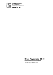 Eurotron IRtec Rayomatic 20 Instruction Manual
