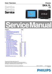 Philips 21SL9 Service Manual