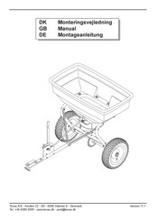 Texas A/S Centrifugal Spreader 60 L Manual