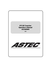 ASTEC RT130 Operator's Manual