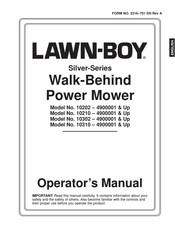 Lawn-Boy 10202 Operator's Manual