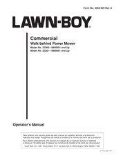 Lawn-Boy 22260 Operator's Manual