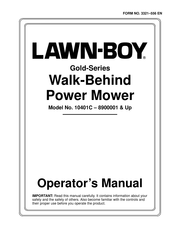 Lawn-Boy Gold Series Operator's Manual