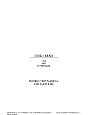 Hayter LT324 Instruction Manual And Parts List