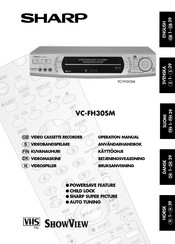 Sharp VC-FH30SM Operation Manual