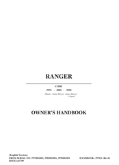Hayter RANGER Owner's Handbook Manual