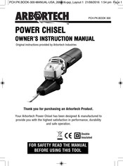 Arbortech POWER CHISEL Owner's Instruction Manual