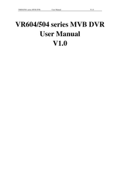 Main First Technologies VR504 Series User Manual