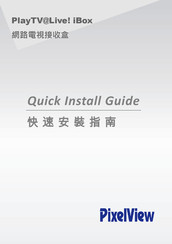 PixelView PlayTV Live! iBox Quick Install Manual