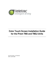 Teletrac Color Touch Screen Installation Manual