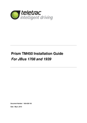 Teletrac Prism TM450 Installation Manual
