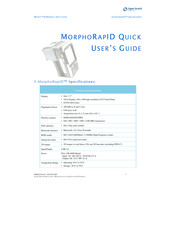 Sagem Securite Morpho RapID Series Quick User Manual