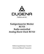 Dugena RC153 Instruction Manual & Guarantee