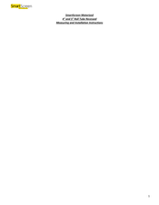 Wizard SmartScreen Motorized Installation Instructions Manual