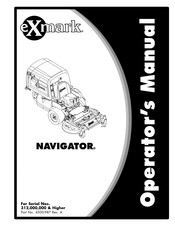 Exmark NAVIGATOR NV640KC Operator's Manual