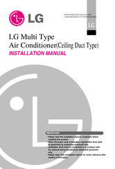 LG 12k Installation Manual